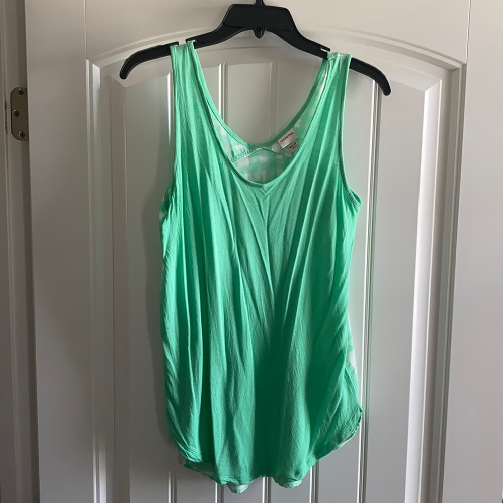 Mint green tank